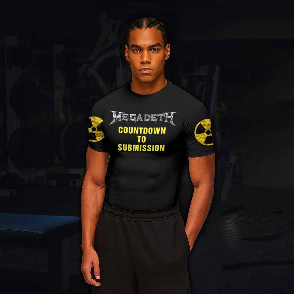 Megadeth Countdown to Submission Rash Guard