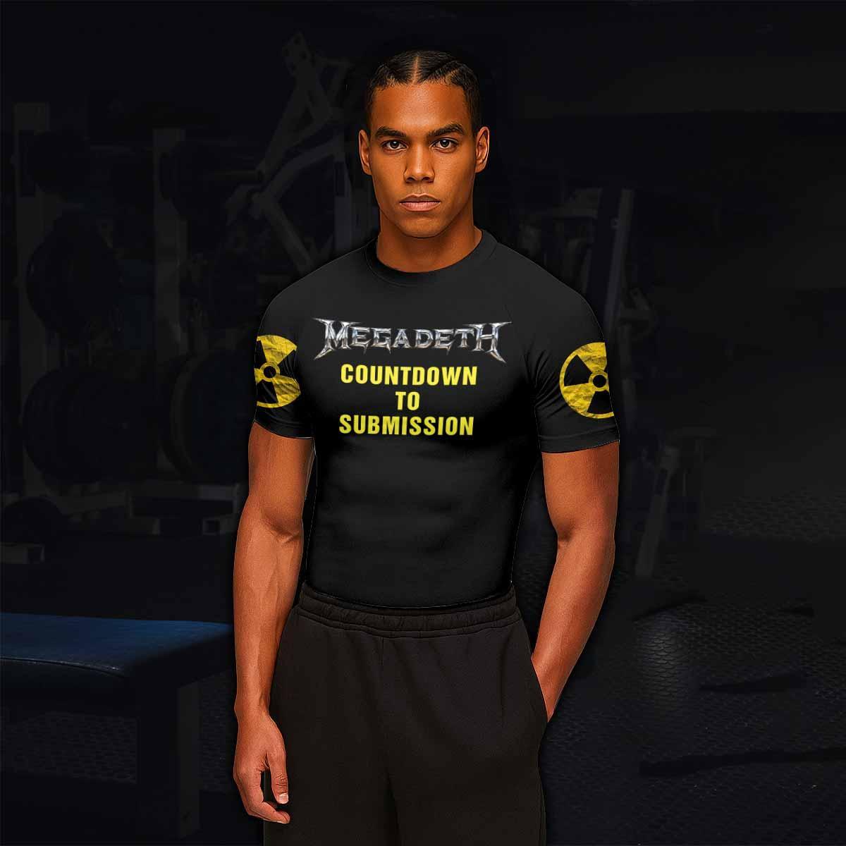 Megadeth Countdown to Submission Rash Guard