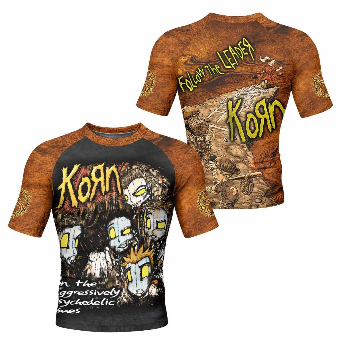 Follow the Leader Korn Rash Guard