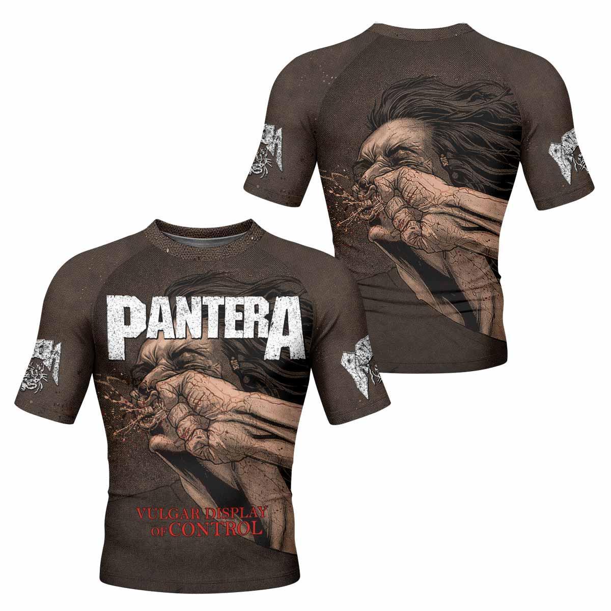 Pantera Vulgar Display Of Control Rash Guard