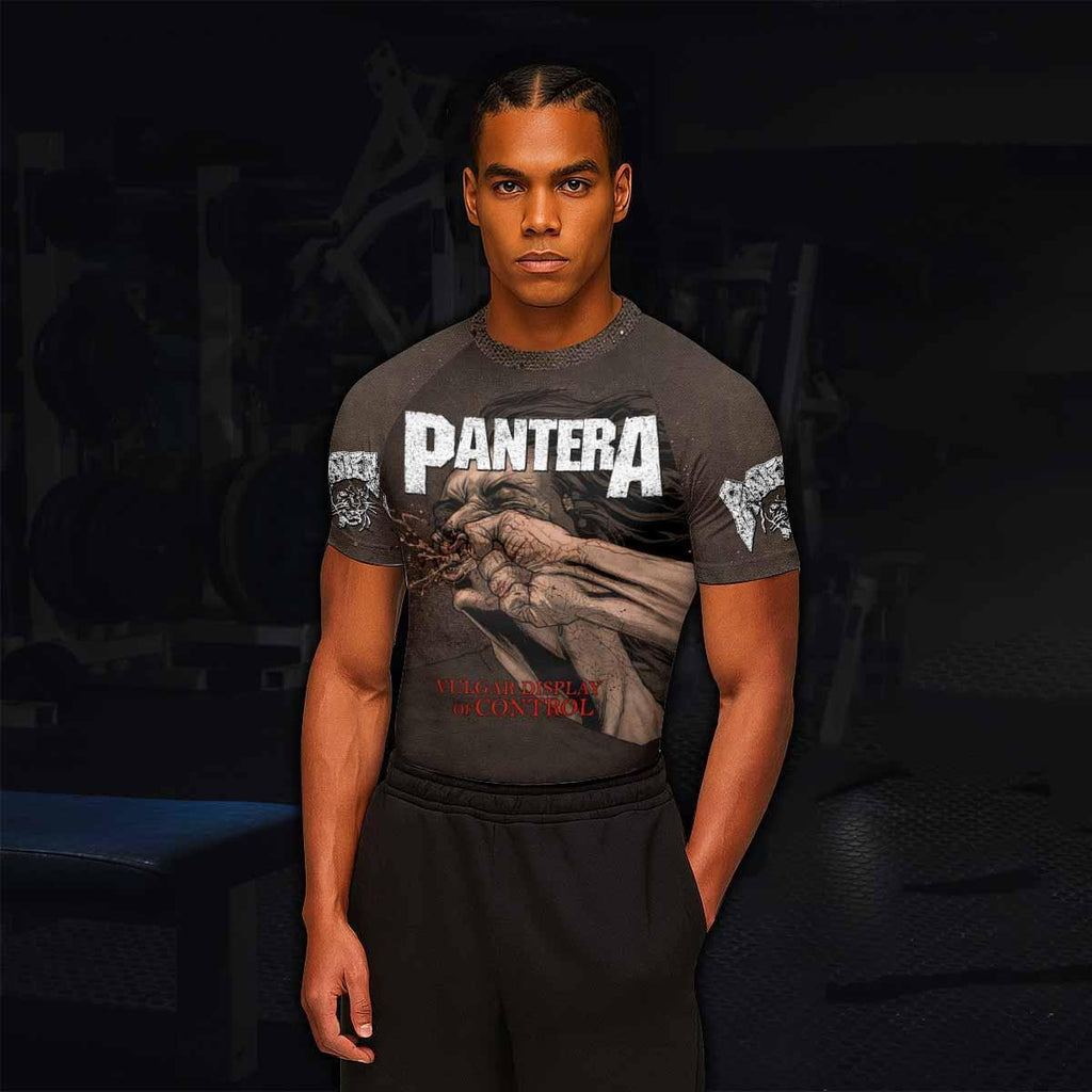 Pantera Vulgar Display Of Control Rash Guard