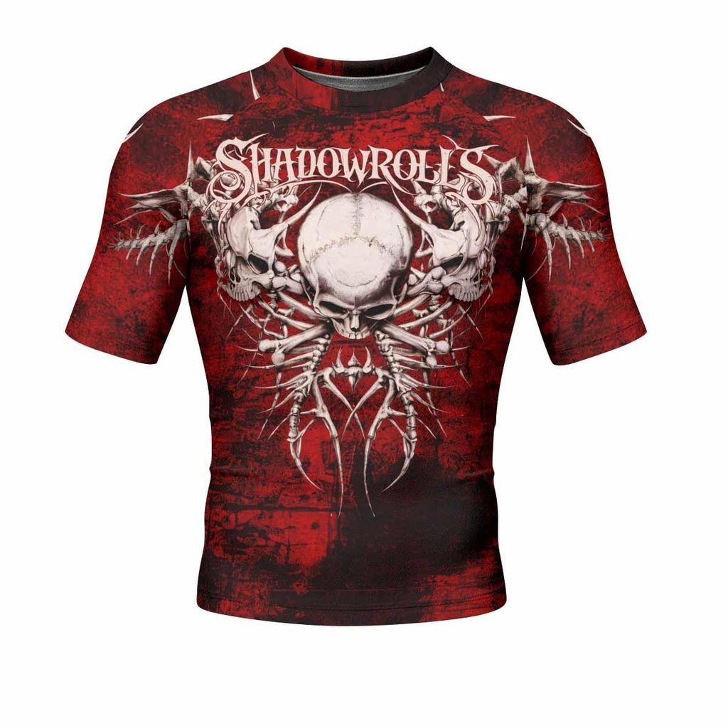Blood Spine Skull Rash Guard
