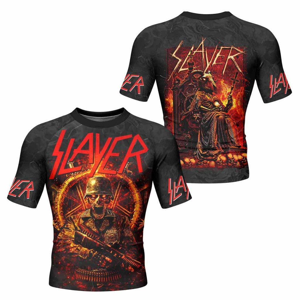 Slayer Goat Skull Rash Guard