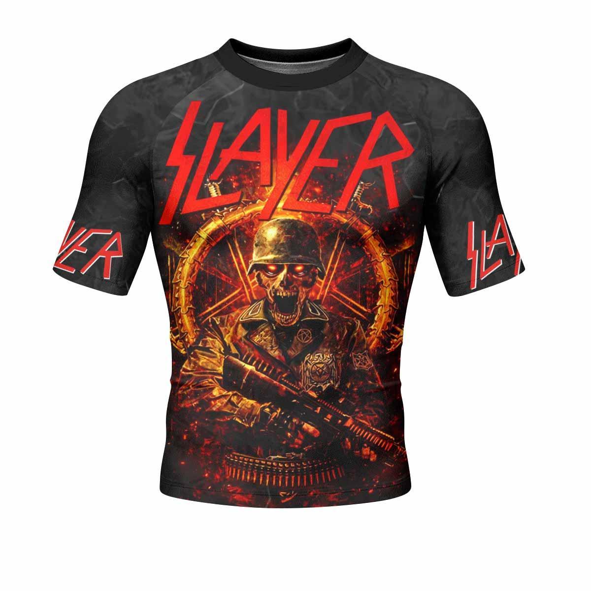 Slayer Goat Skull Rash Guard