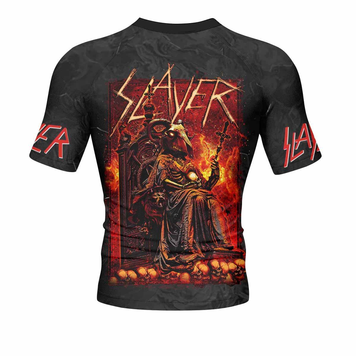 Slayer Goat Skull Rash Guard