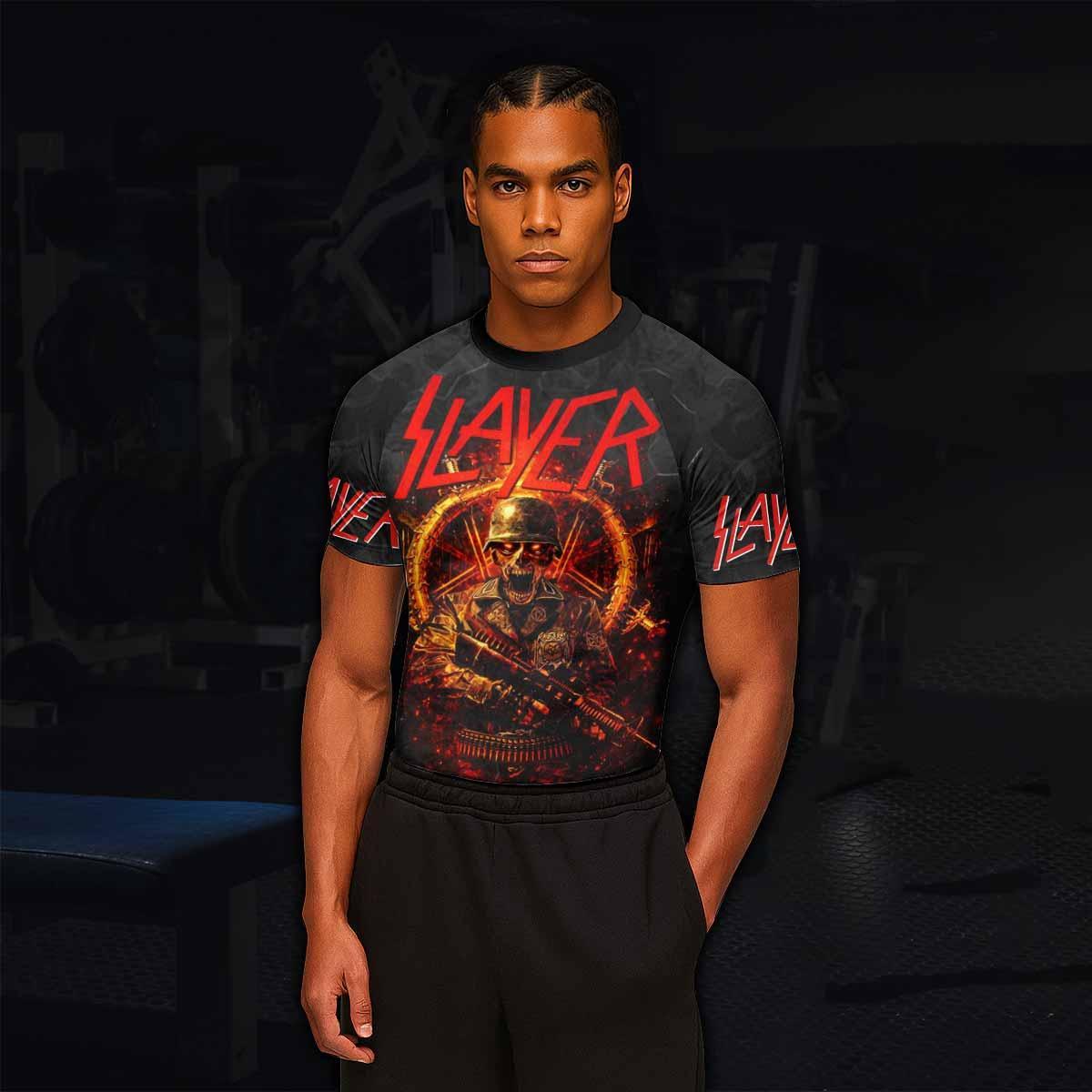 Slayer Goat Skull Rash Guard