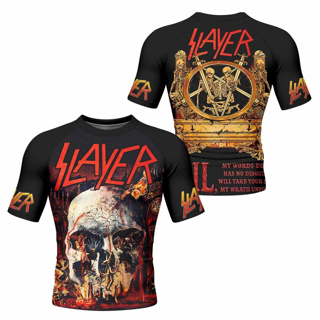 Slayer South Of Heaven Rash Guard