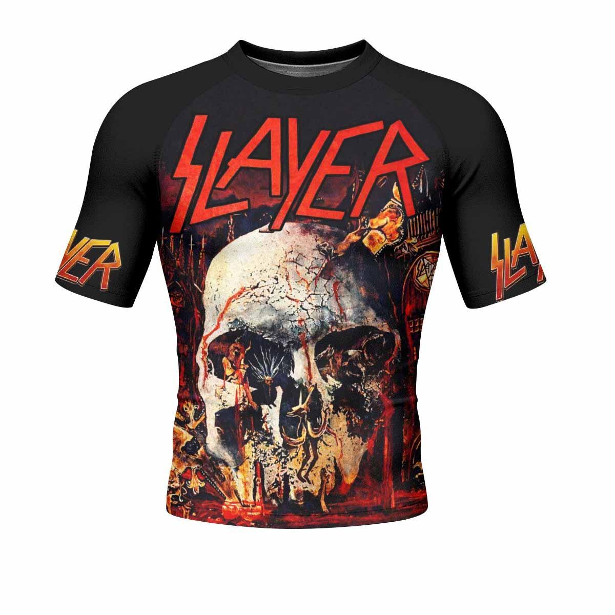 Slayer South Of Heaven Rash Guard