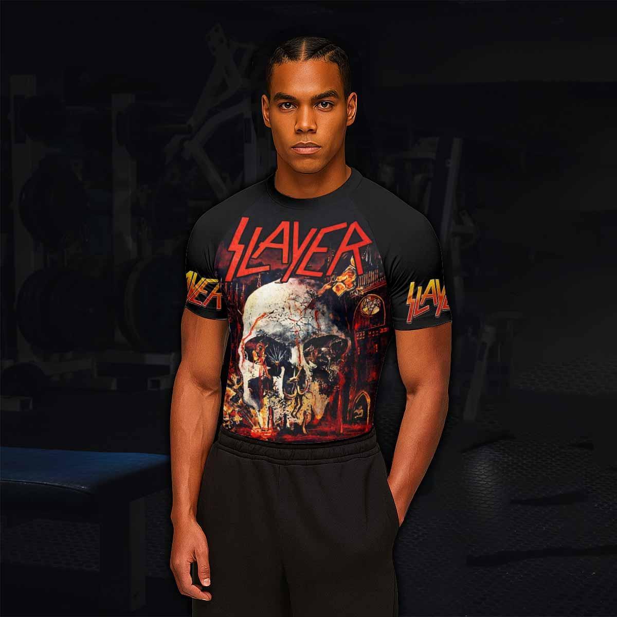 Slayer South Of Heaven Rash Guard