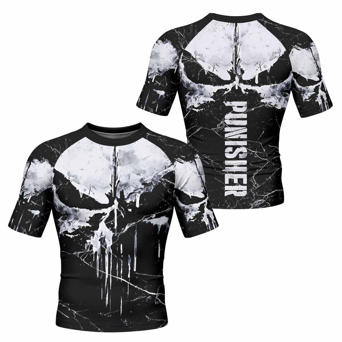 Punisher War Skull Rash Guard