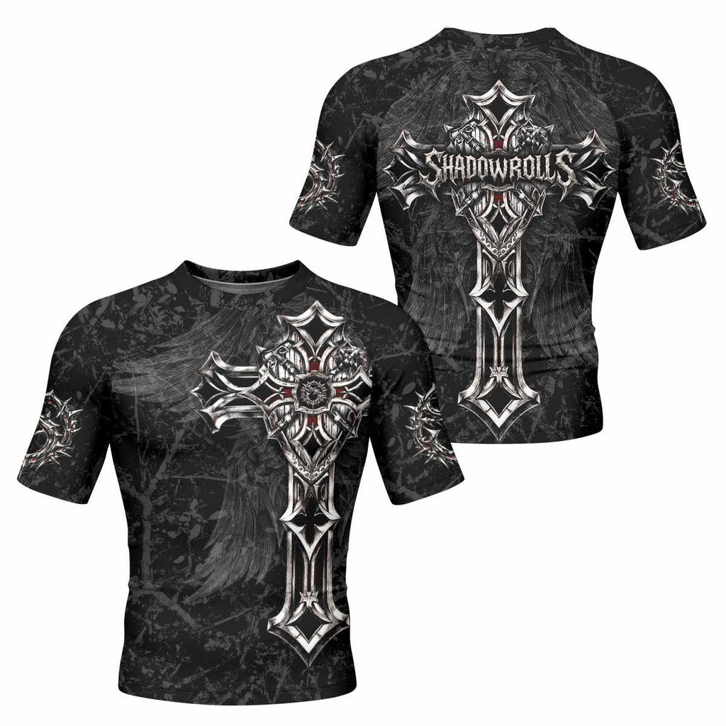 Crown of Thorns Cross Rash Guard