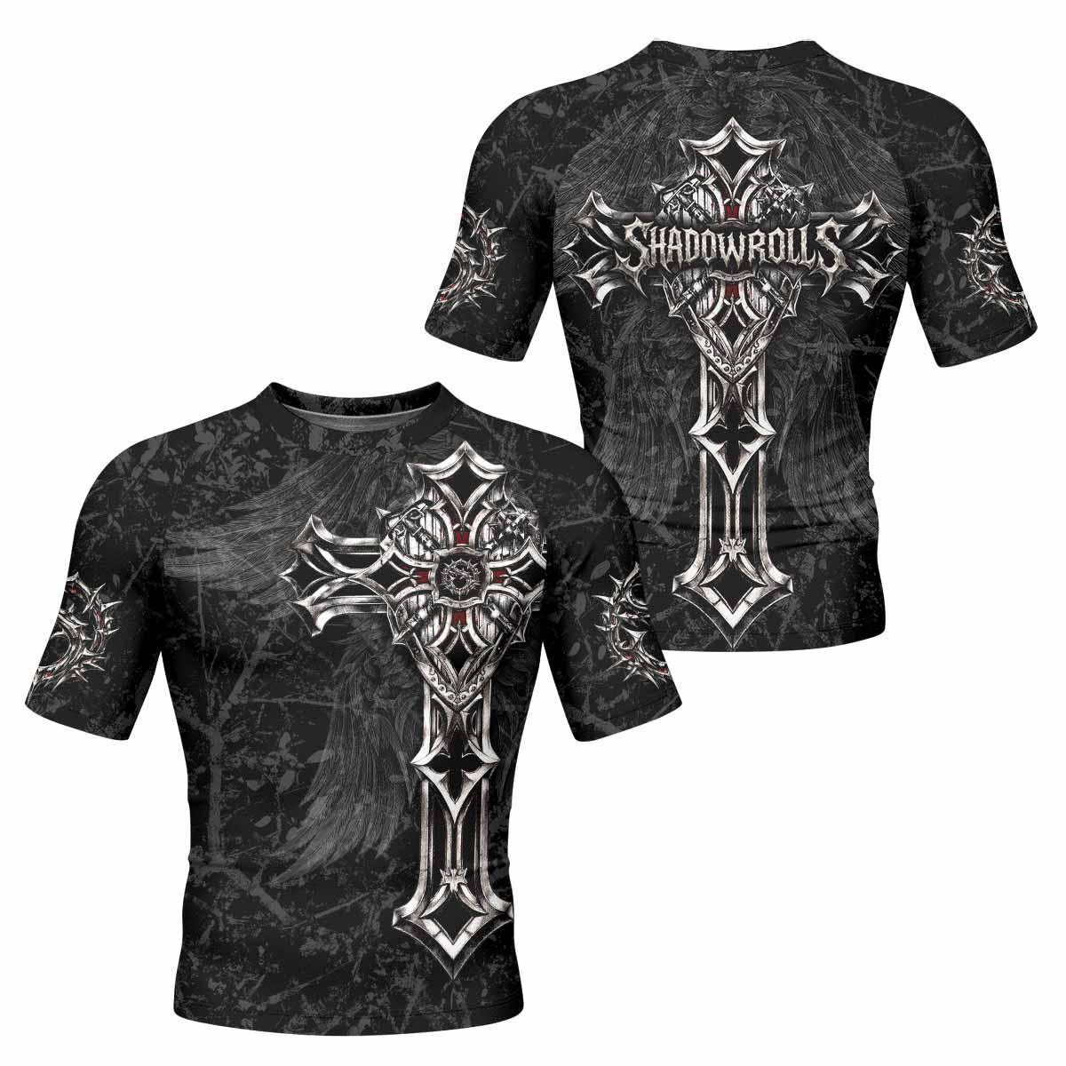 Crown of Thorns Cross Rash Guard