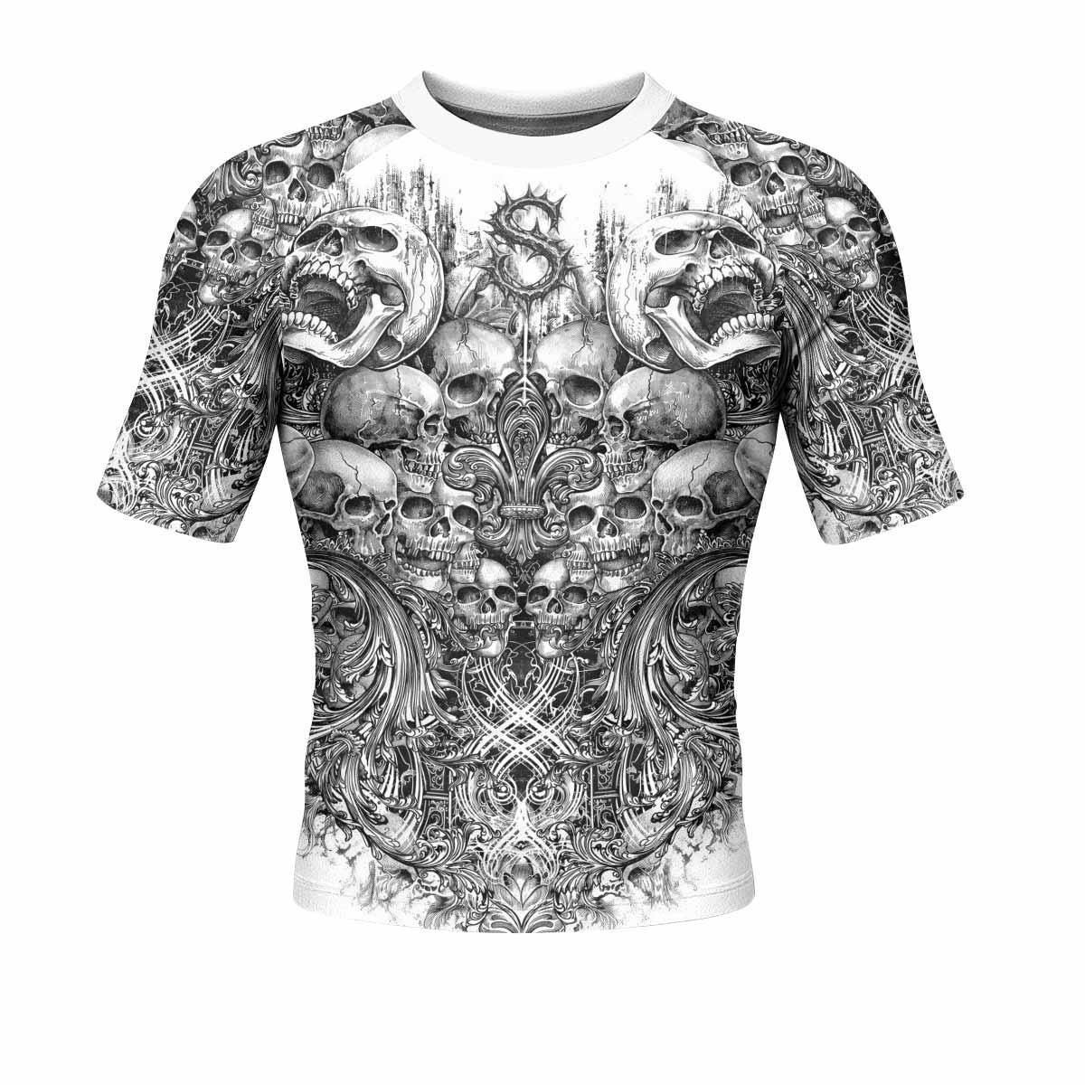 Memento Mori Skull Rash Guard