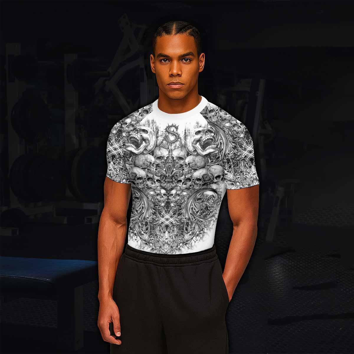 Memento Mori Skull Rash Guard