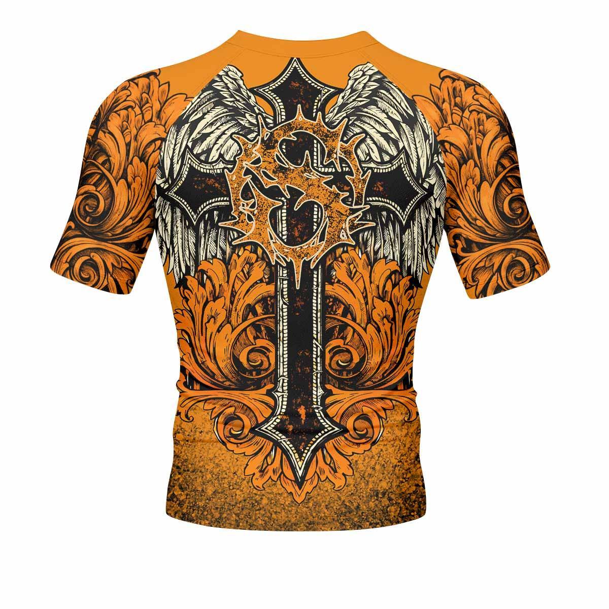 Faith Over Fear Crown Cross Rash Guard