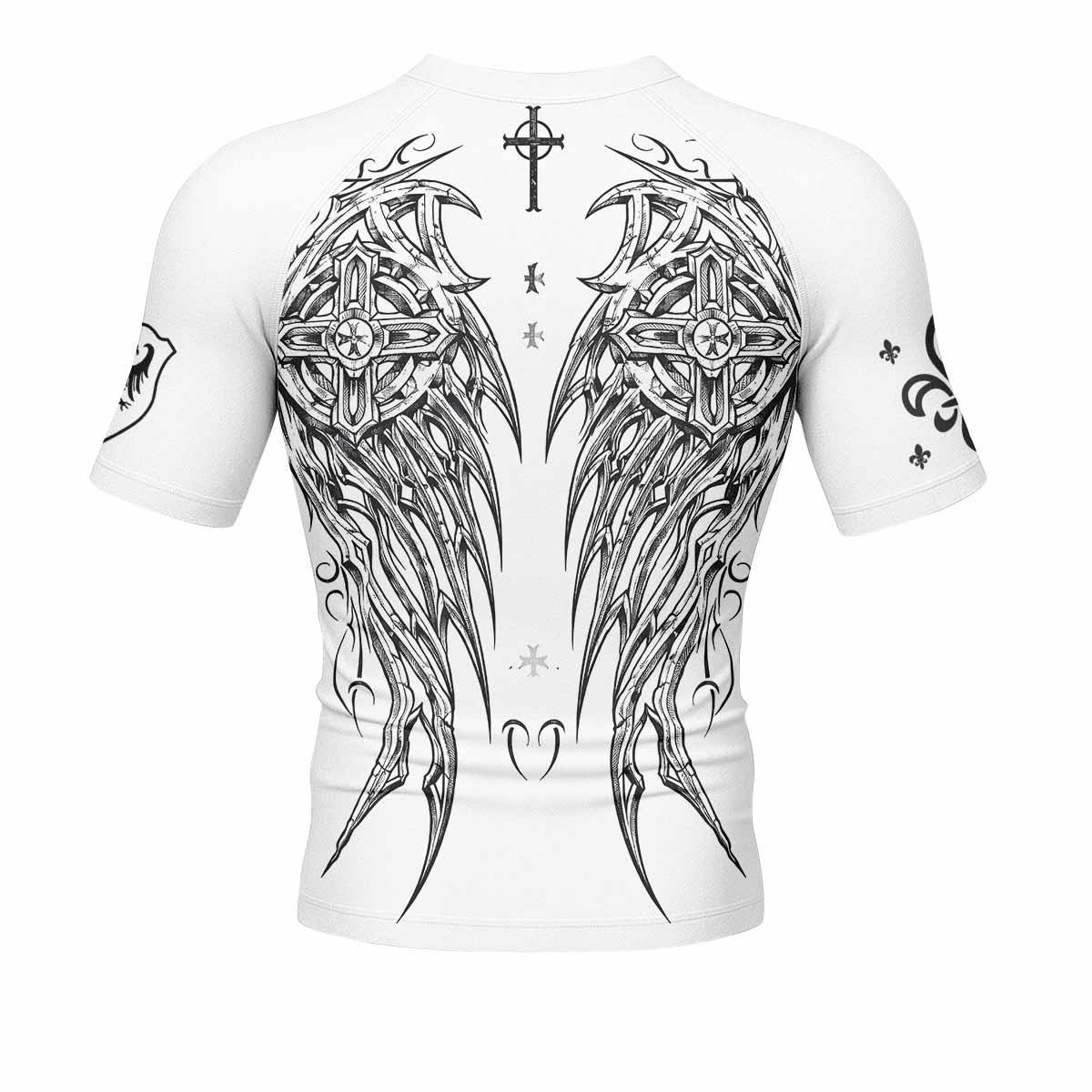 Angel Wings Cross Rash Guard