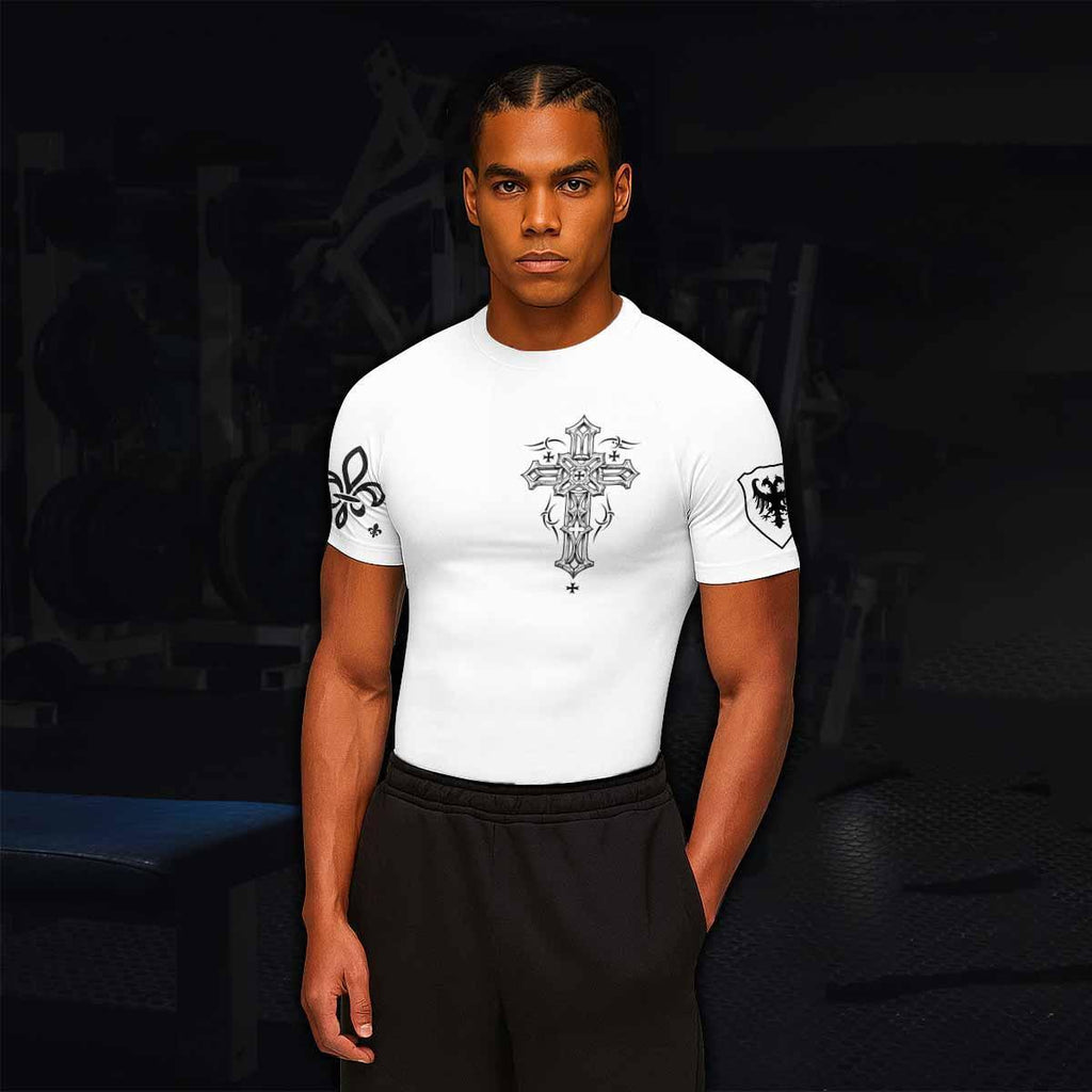 Angel Wings Cross Rash Guard