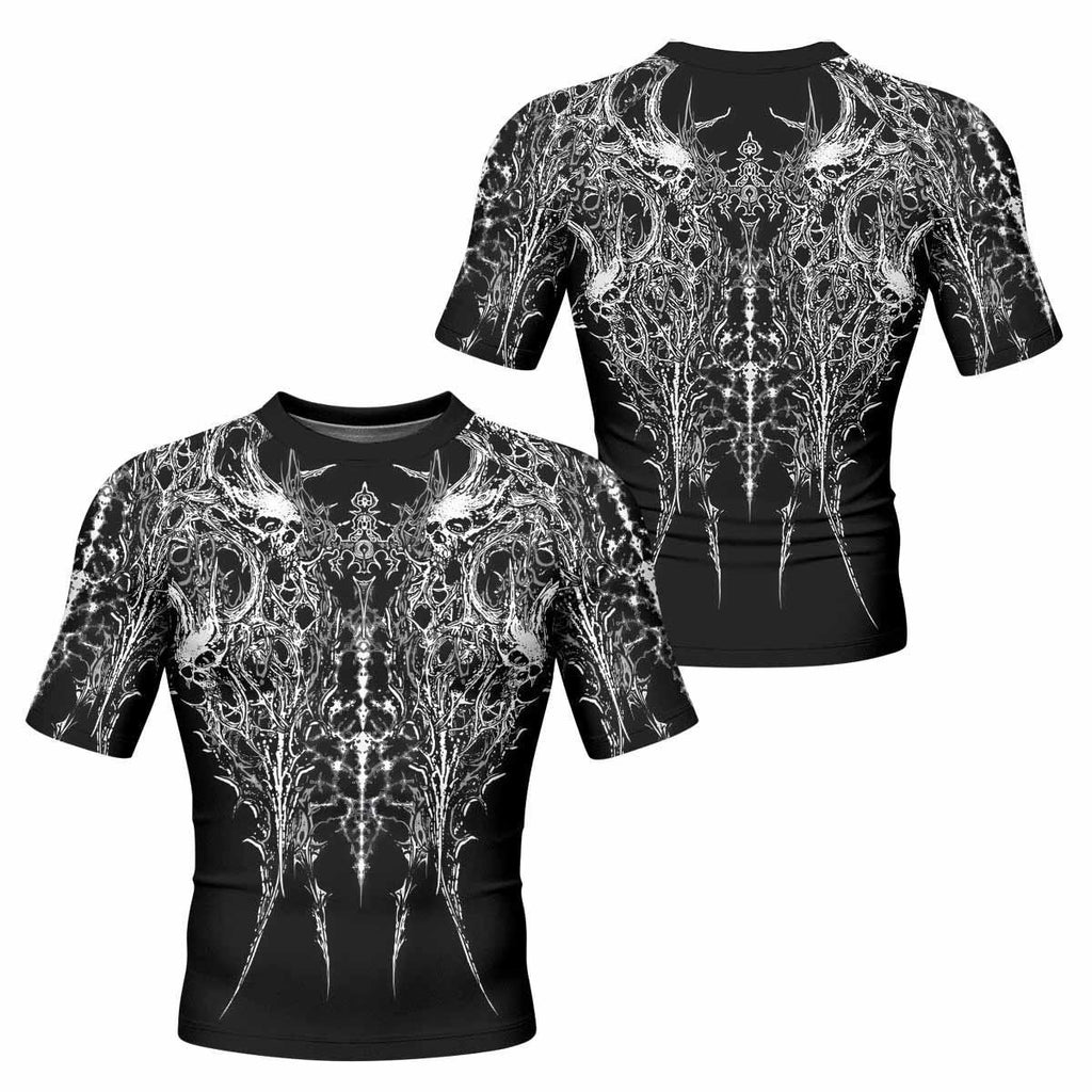 Mortalis Dark Spine Rash Guard