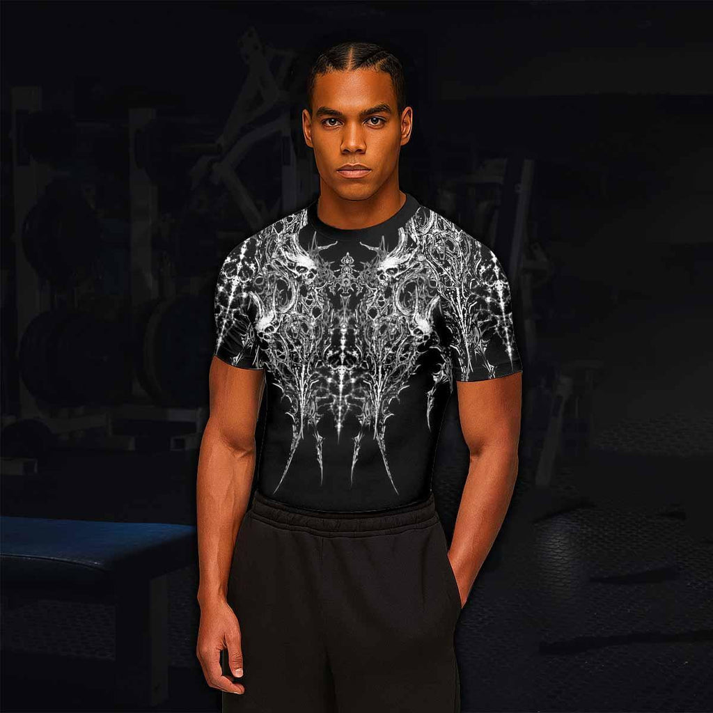 Mortalis Dark Spine Rash Guard