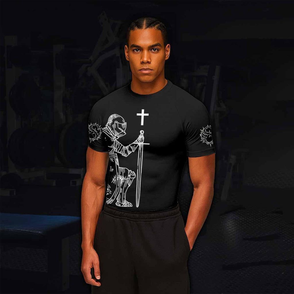 Give Me an Army Rosary Rash Guard