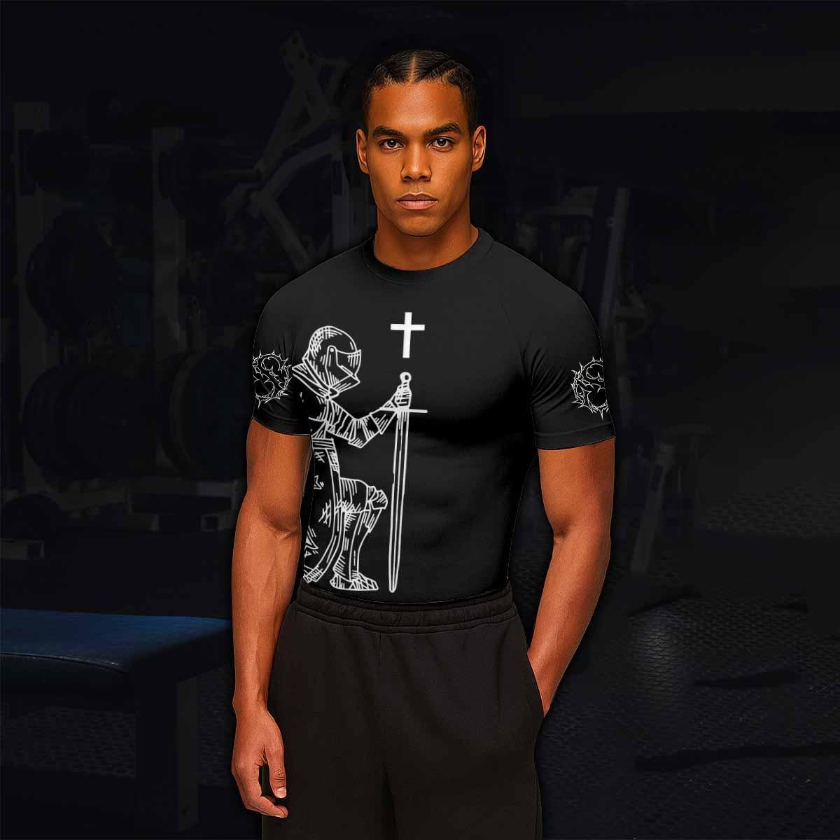 Give Me an Army Rosary Rash Guard
