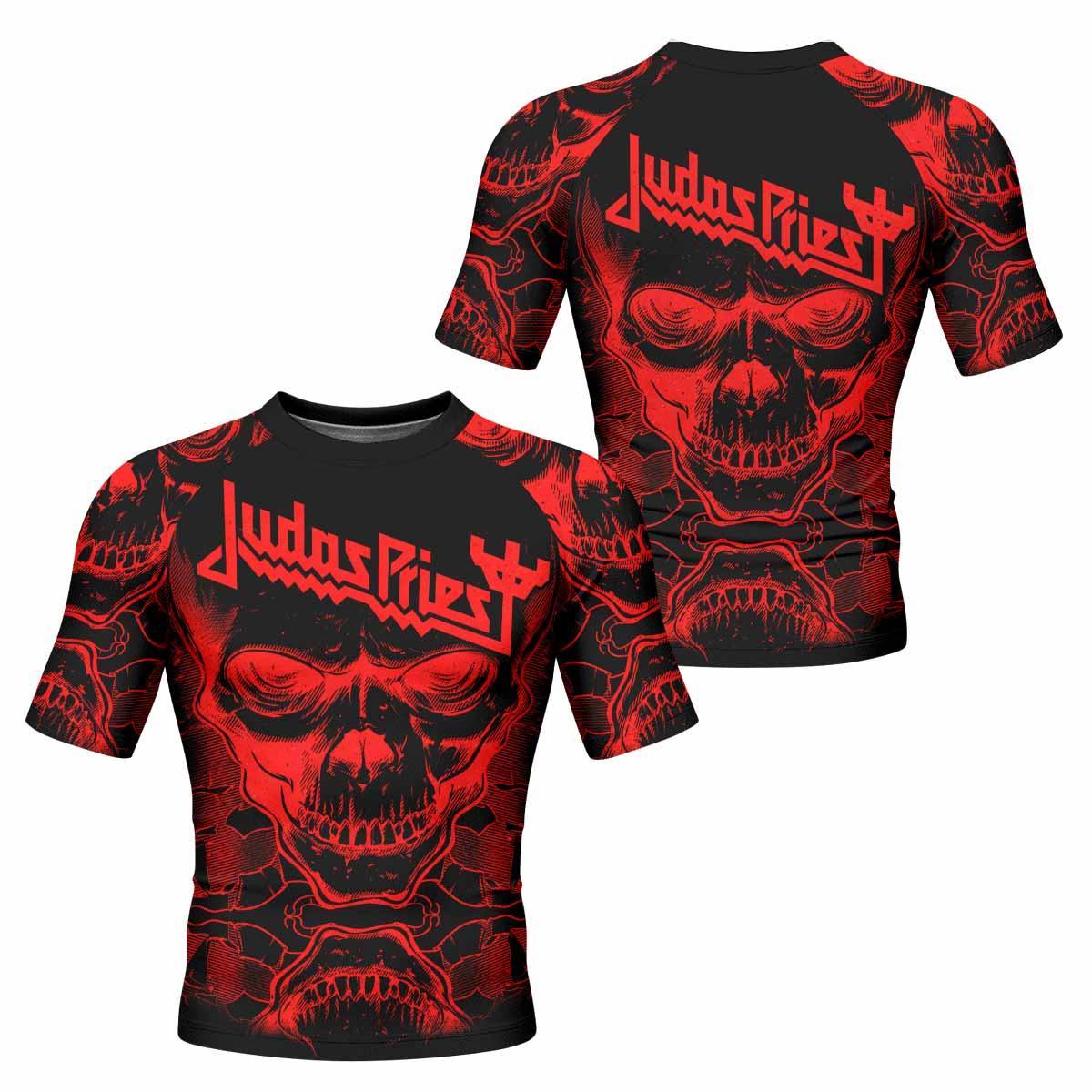 Judas Priest Skull Rash Guard