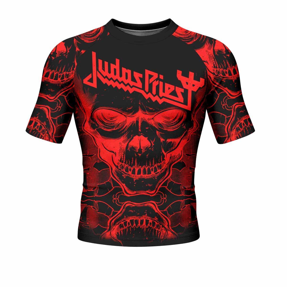 Judas Priest Skull Rash Guard