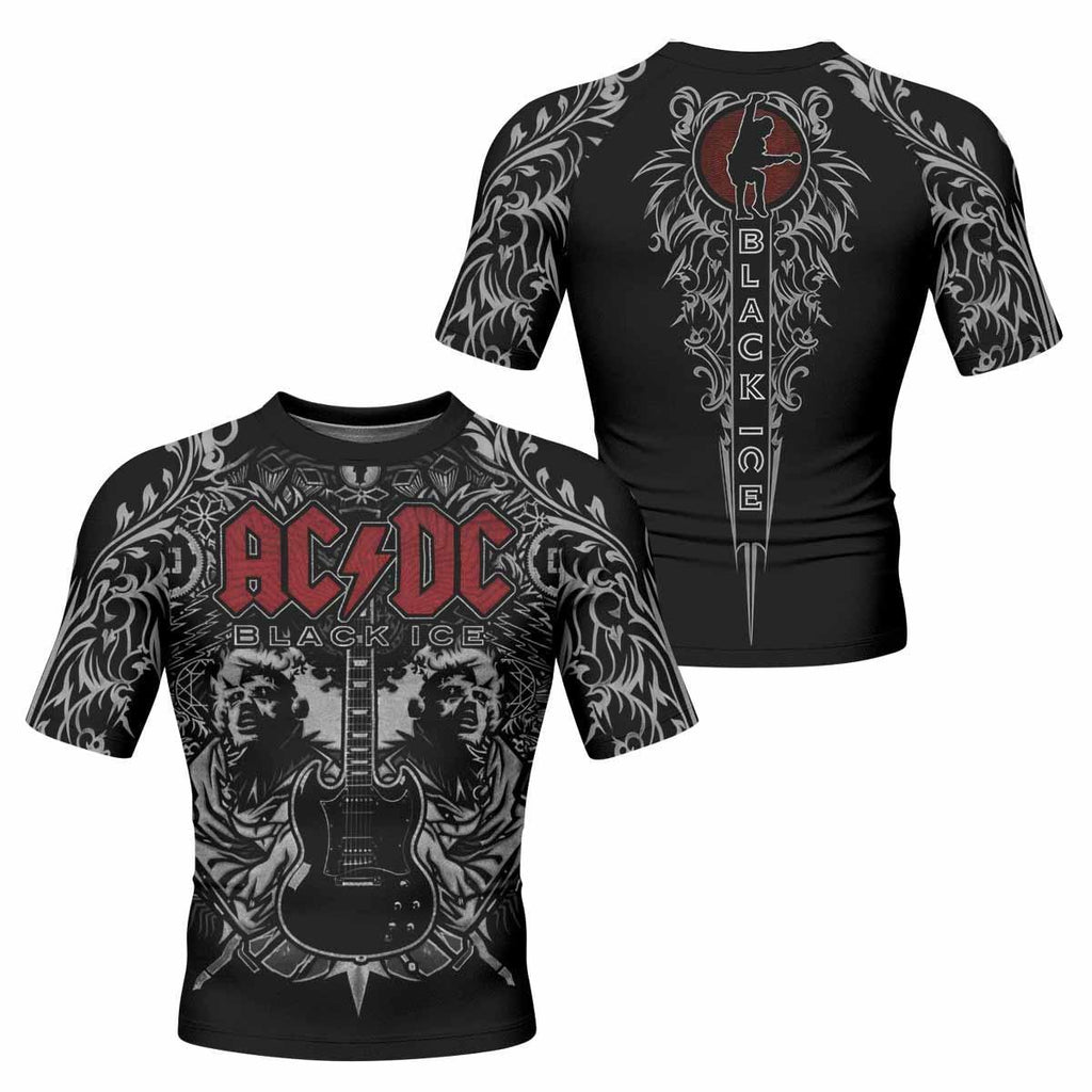 AC/DC Black Ice Rash Guard