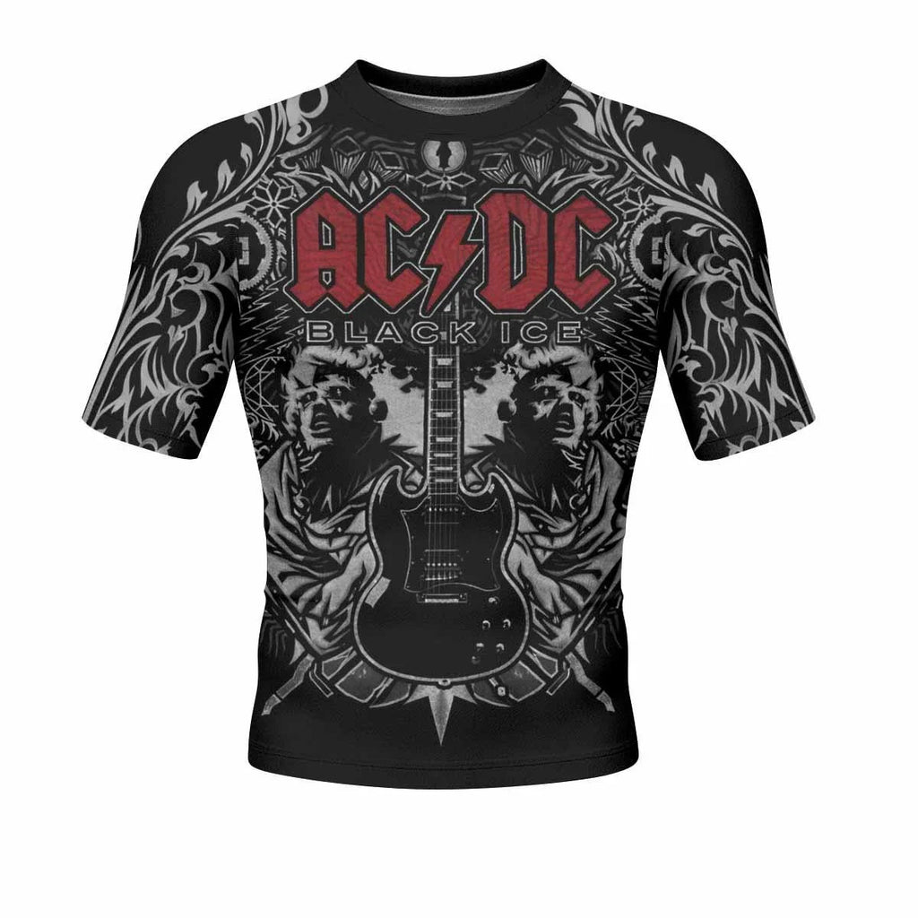 AC/DC Black Ice Rash Guard