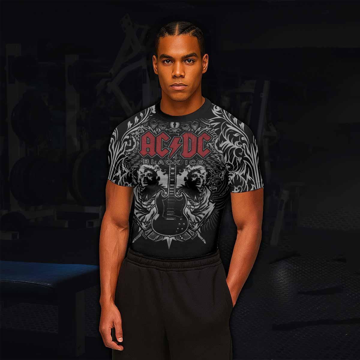 AC/DC Black Ice Rash Guard