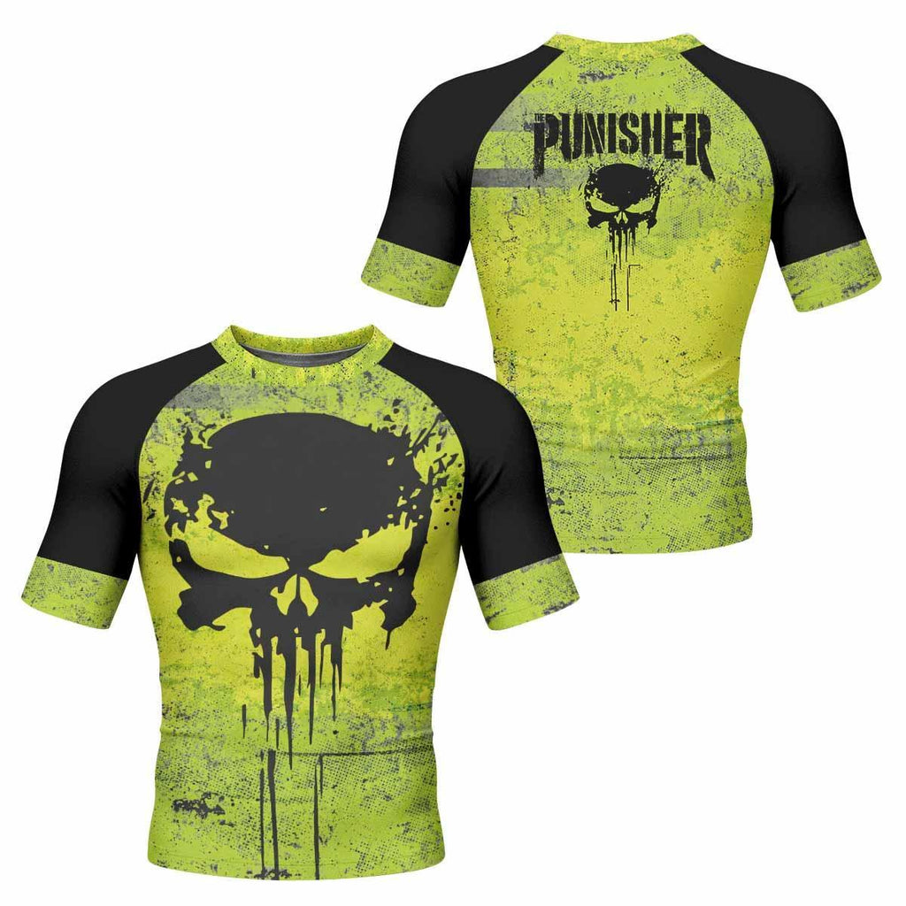 The Punisher Skull Rash Guard