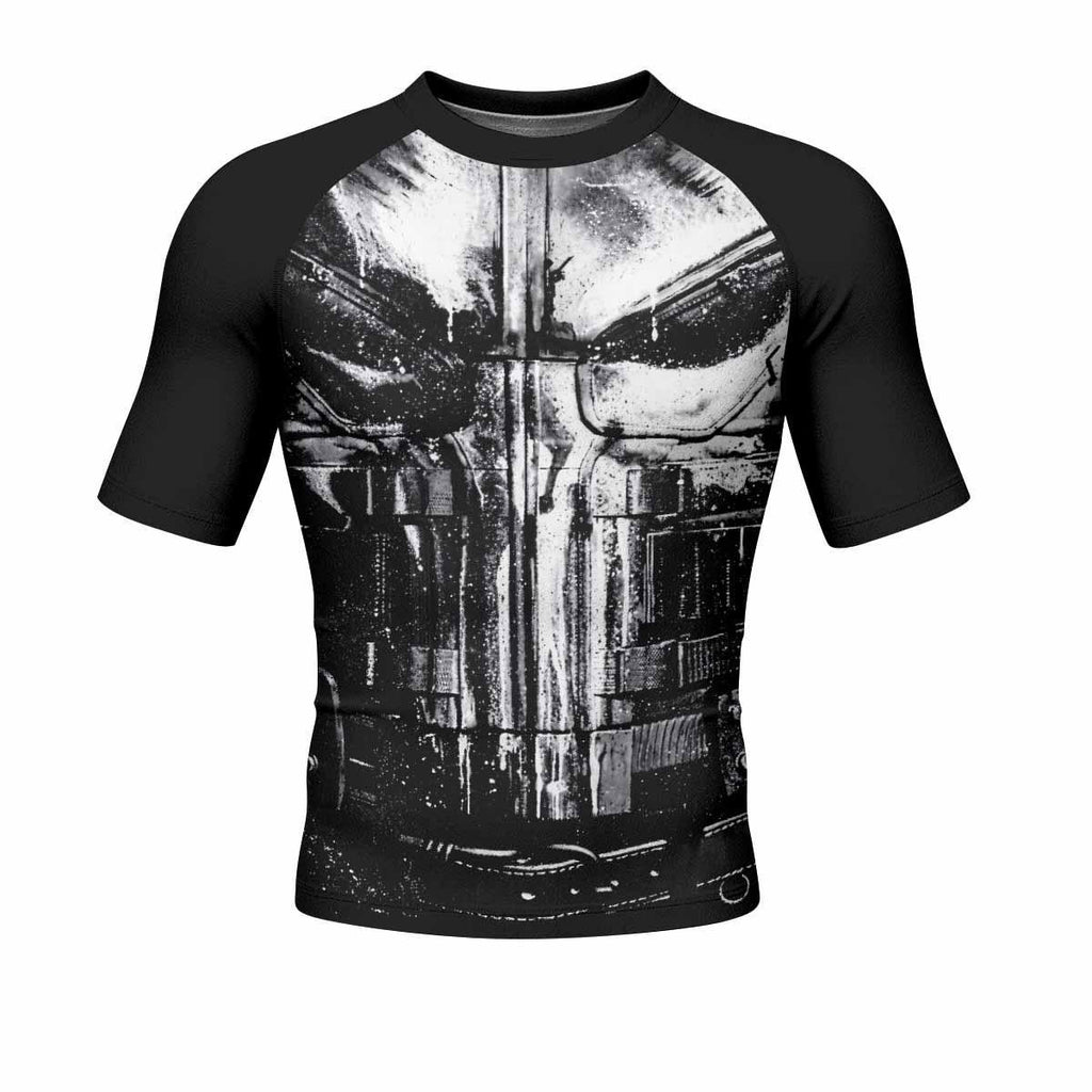The Punisher War Mask Rash Guard