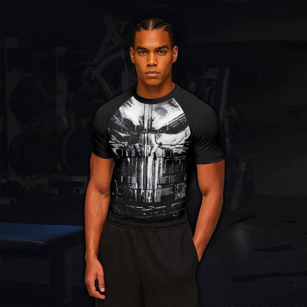 The Punisher War Mask Rash Guard