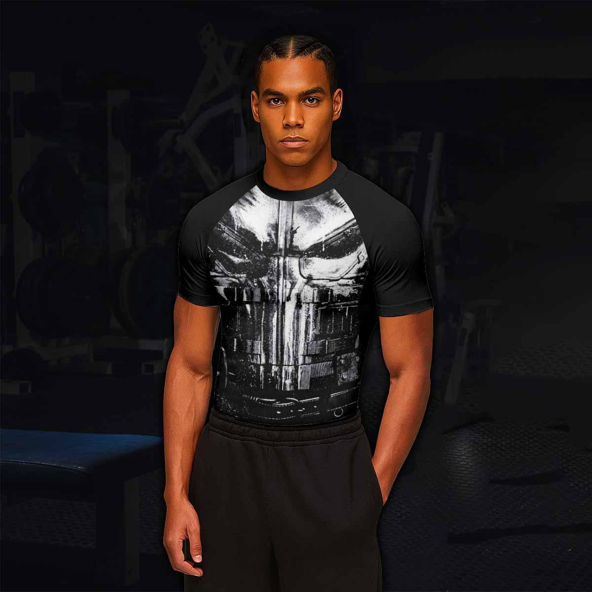 The Punisher War Mask Rash Guard