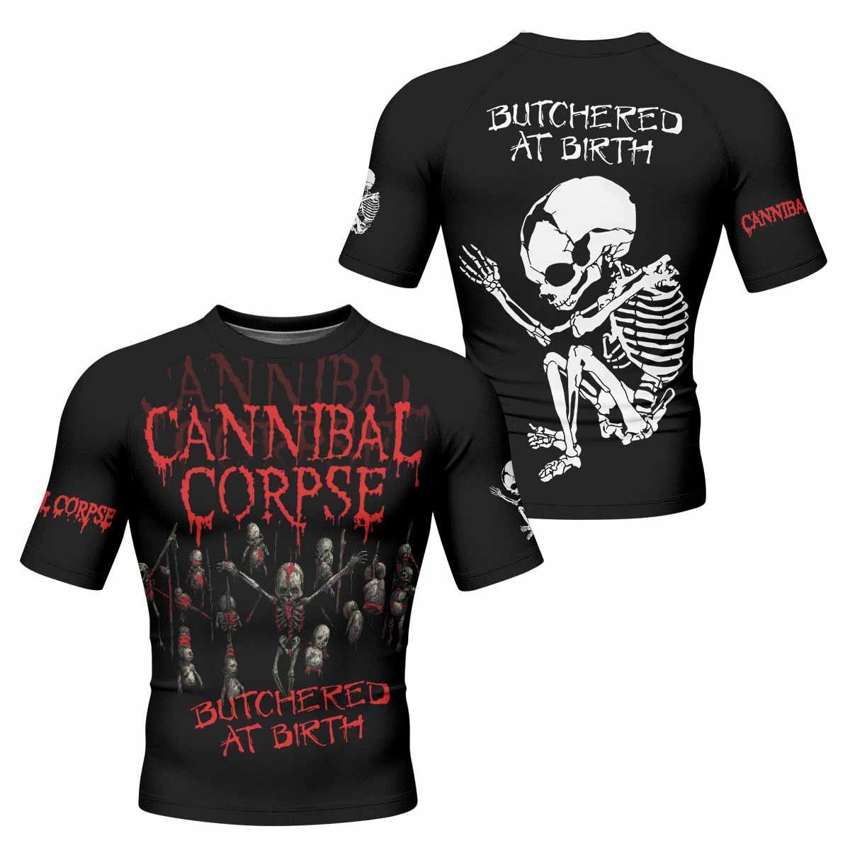 Cannibal Corpse Butchered at Birth Rash Guard