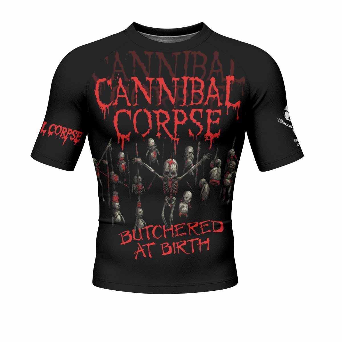 Cannibal Corpse Butchered at Birth Rash Guard