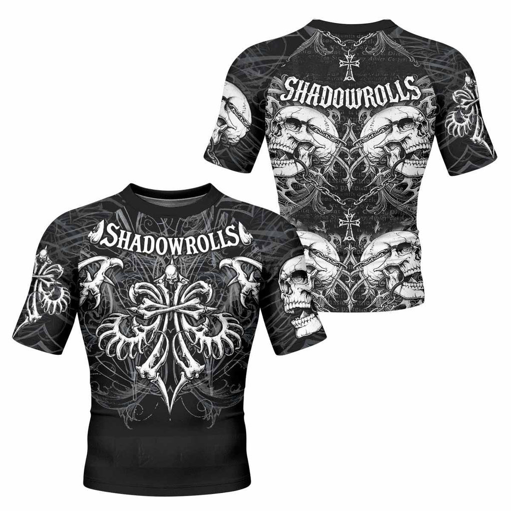 Shadowrolls Skull Cross Rash Guard