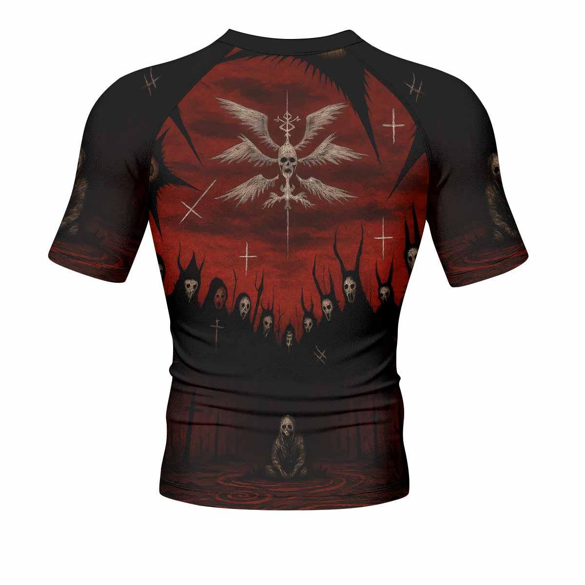 Occult Fallen Seraph Ritual Rash Guard