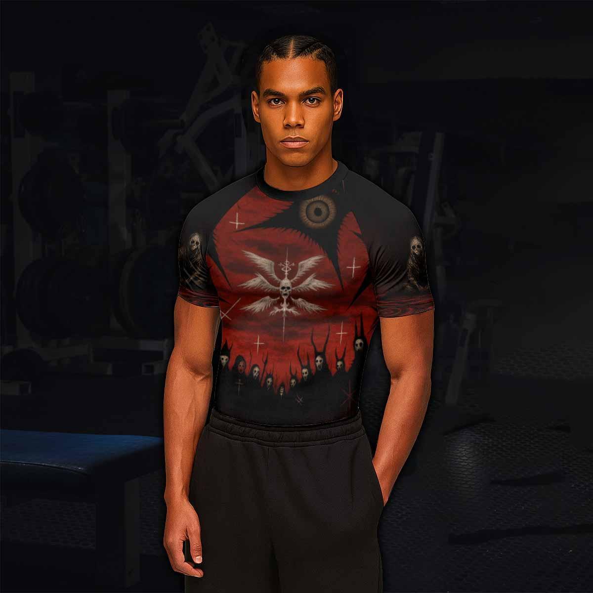 Occult Fallen Seraph Ritual Rash Guard
