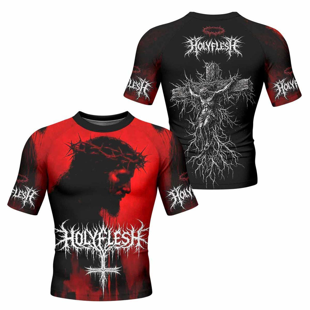 Holy Flesh Crown of Thorns Rash Guard