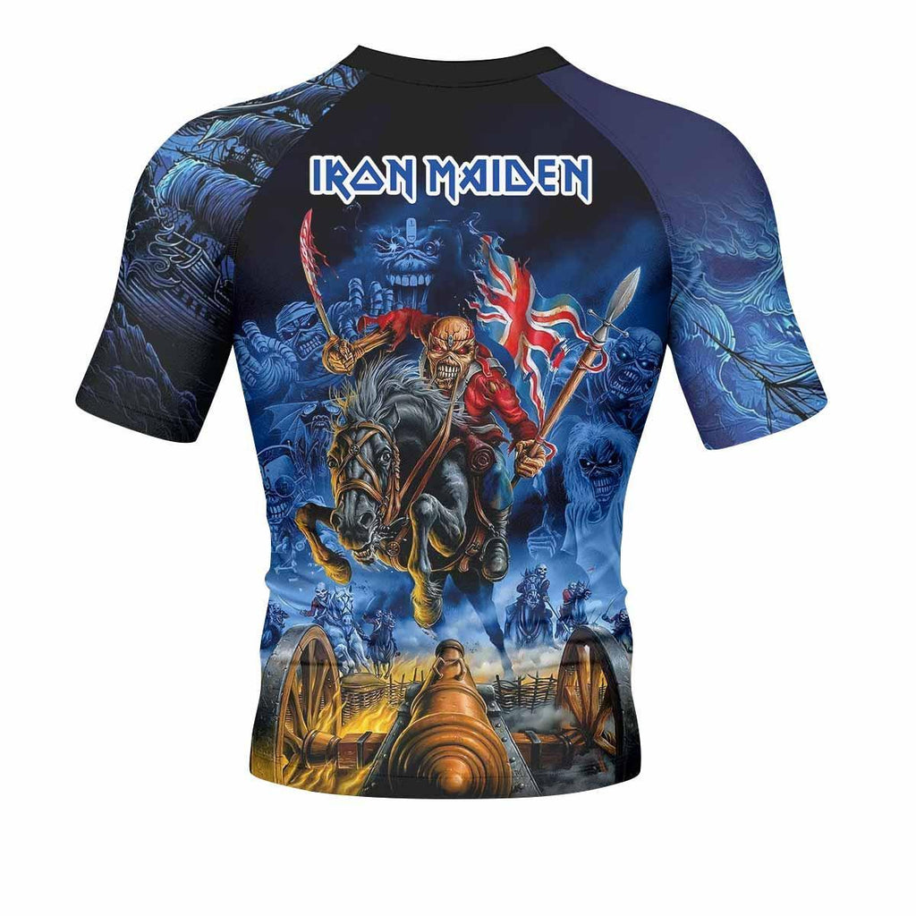 Iron Maiden England Flag Rash Guard