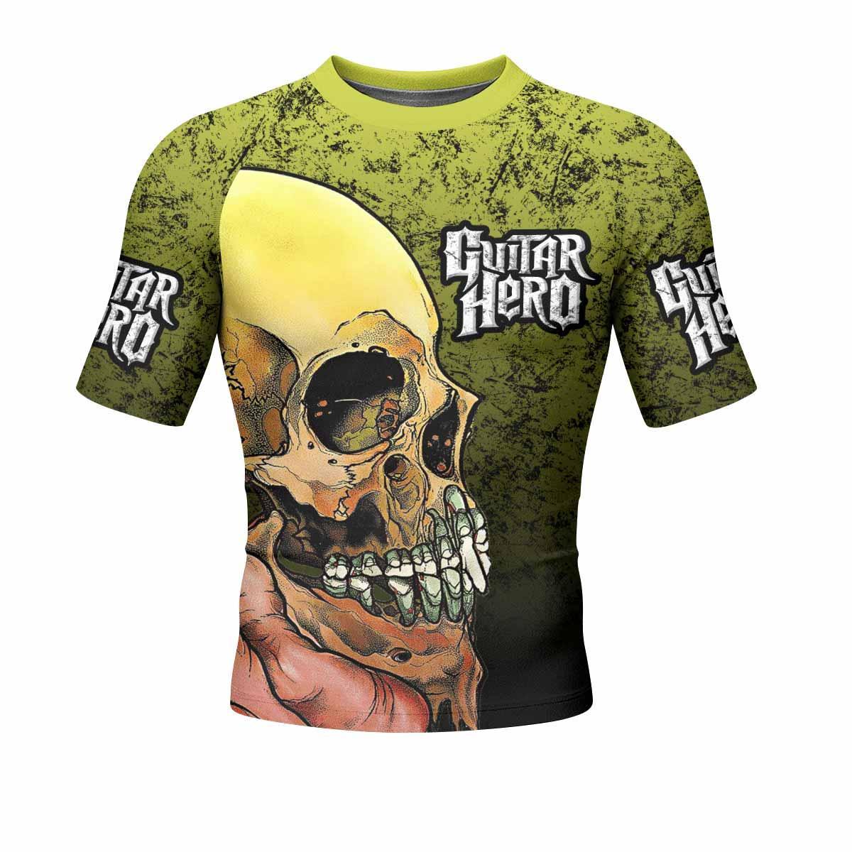 Guitar Hero Skull Rash Guard