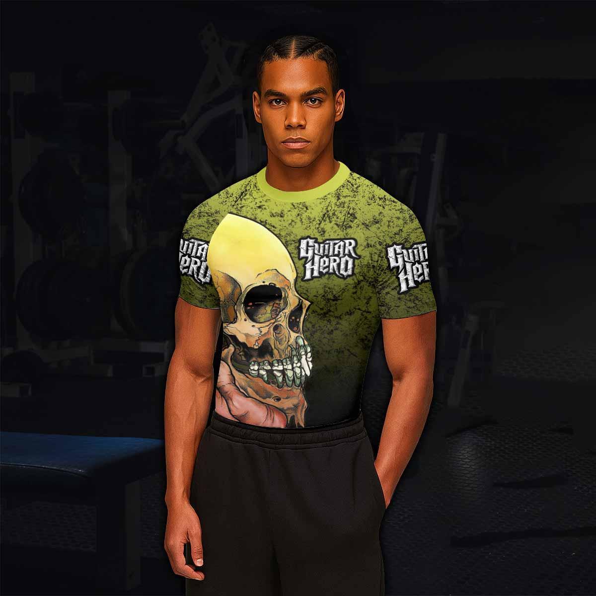 Guitar Hero Skull Rash Guard