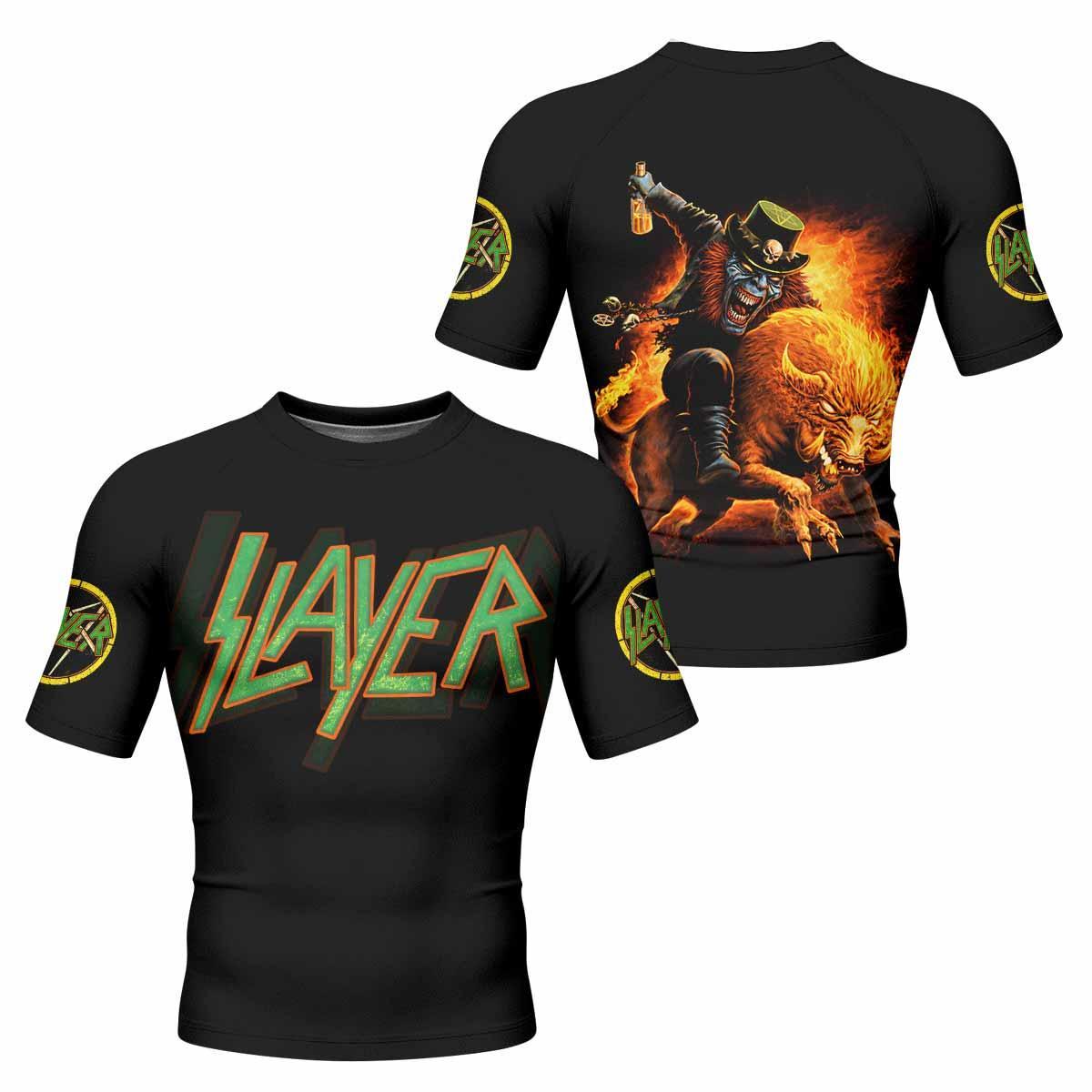 Slayer Hellfire Demon Rash Guard
