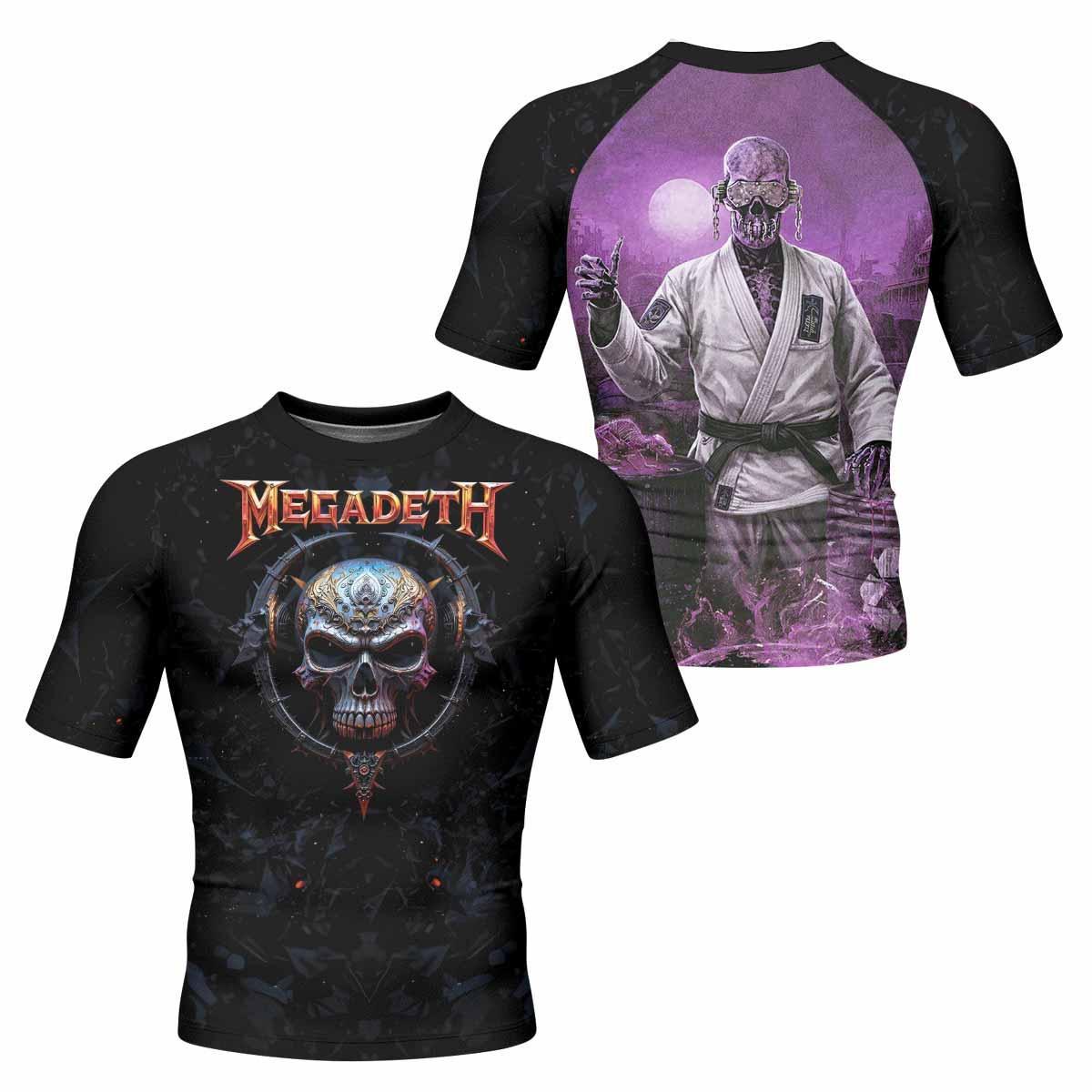 Megadeth Vic Rattlehead Rash Guard