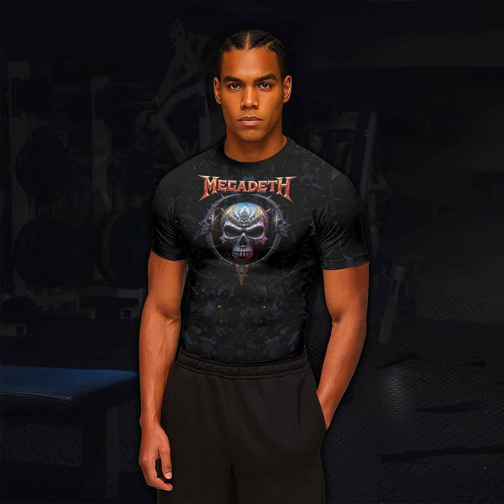 Megadeth Vic Rattlehead Rash Guard