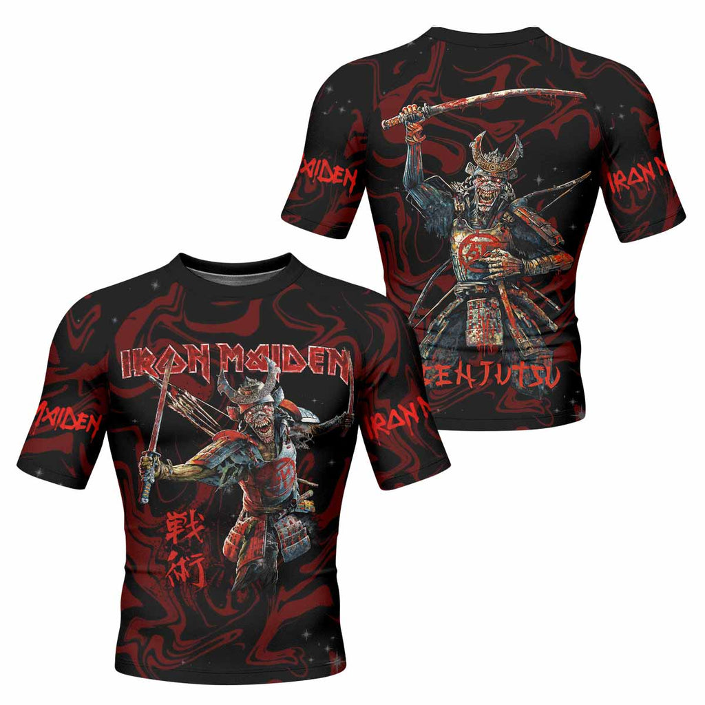 Iron Maiden Senjutsu Samurai Eddie Rash Guard