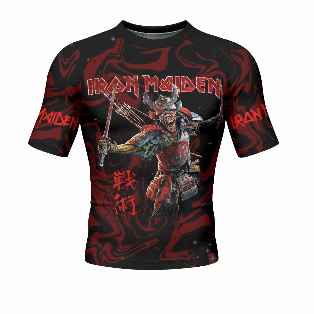Iron Maiden Senjutsu Samurai Eddie Rash Guard