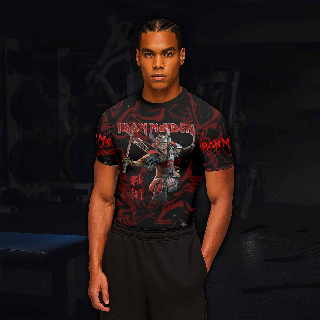 Iron Maiden Senjutsu Samurai Eddie Rash Guard