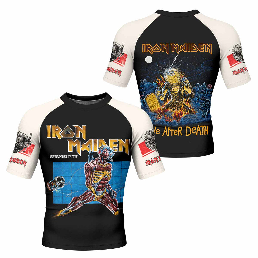 Iron Maiden Live After Death Rash Guard